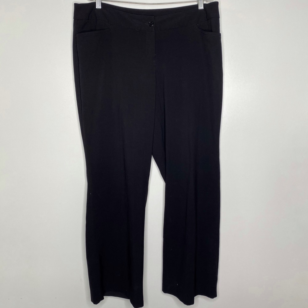 Lane Bryant Plus Size 16 Dress Pants Solid Black